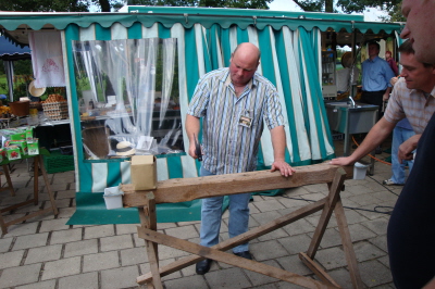 Dieter bei der Arbeit